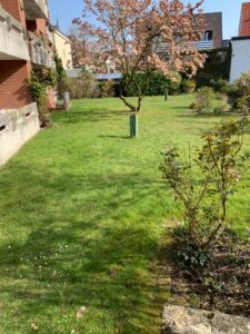 reserviert 2,5 Zimmer Erdgeschoss, Terrasse, Gartenmitnutzung mitten in der Innenstadt – was will man mehr? – Bahnhofstr.5 in Haltern am See (B5)